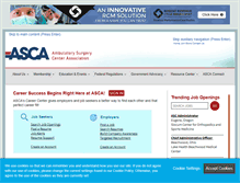 Tablet Screenshot of careercenter.ascassociation.org